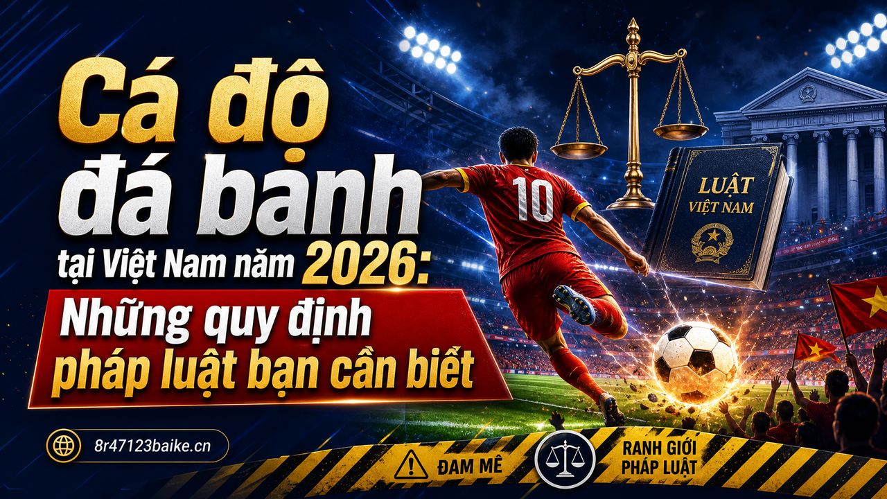 Cá độ đá banh tại Việt Nam năm 2026: Những quy định pháp luật bạn cần biết